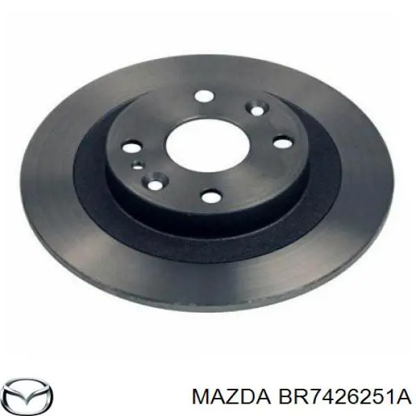 Тормозные диски BR7426251A Mazda