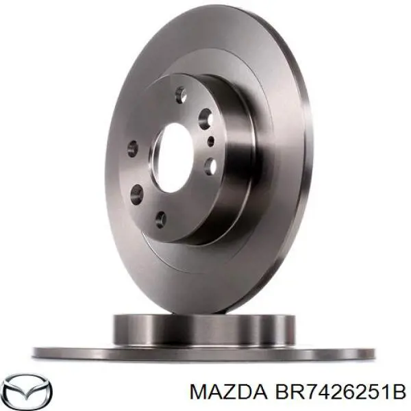 Тормозные диски BR7426251B Mazda