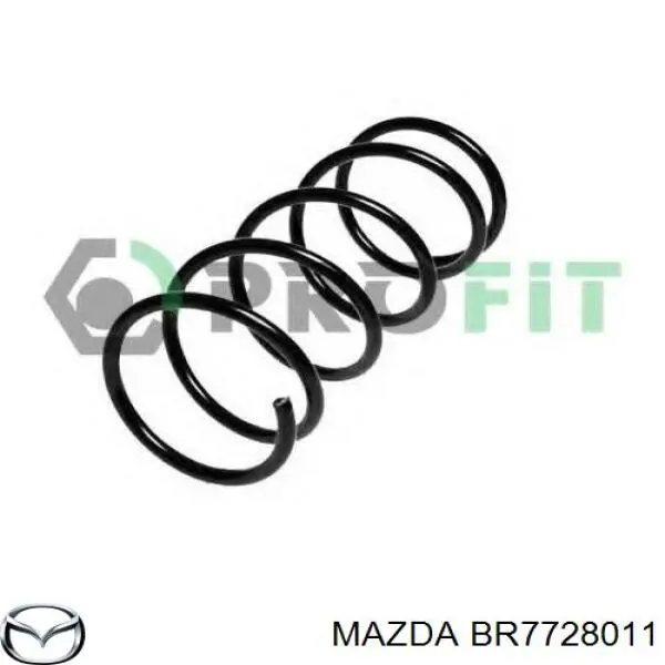 Купить BR7728011 Mazda Пружина подвески