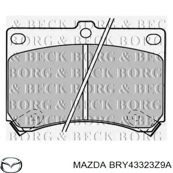 Тормозные колодки Mazda BRY43323Z9A