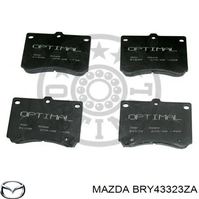 Передние тормозные колодки BRY43323ZA Mazda