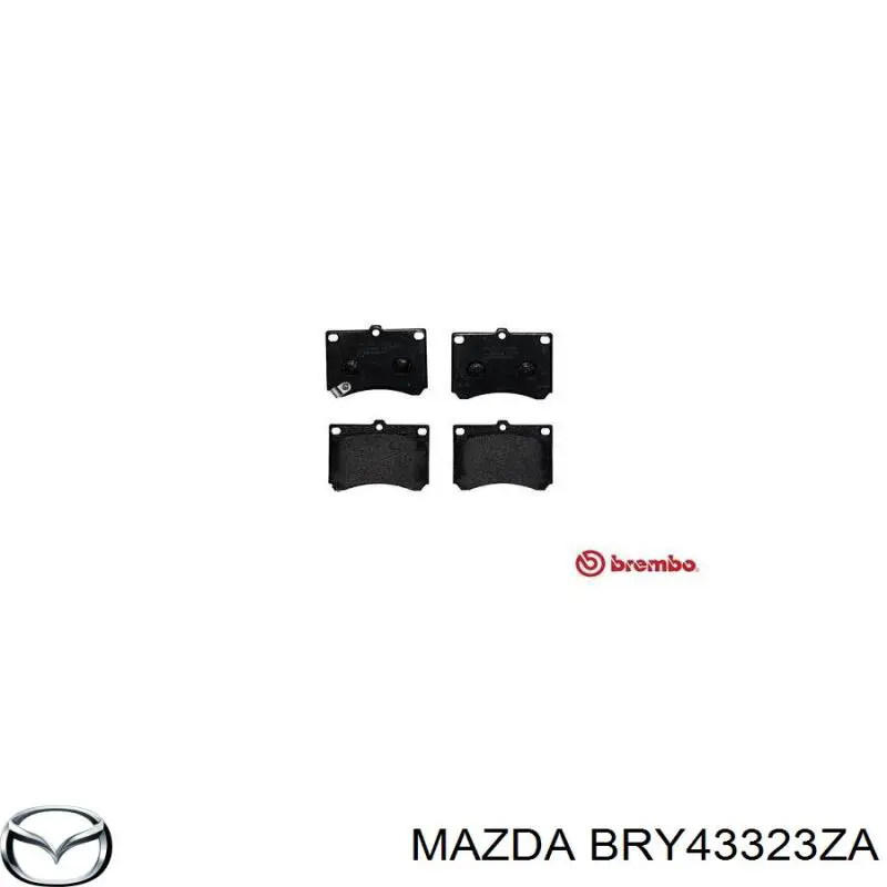 Тормозные колодки Mazda BRY43323ZA
