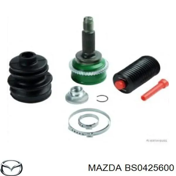 Полуось (привод) передняя левая BS0425600 Mazda