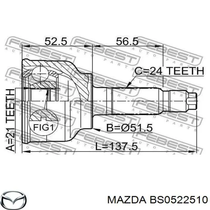  BS0522510 Mazda