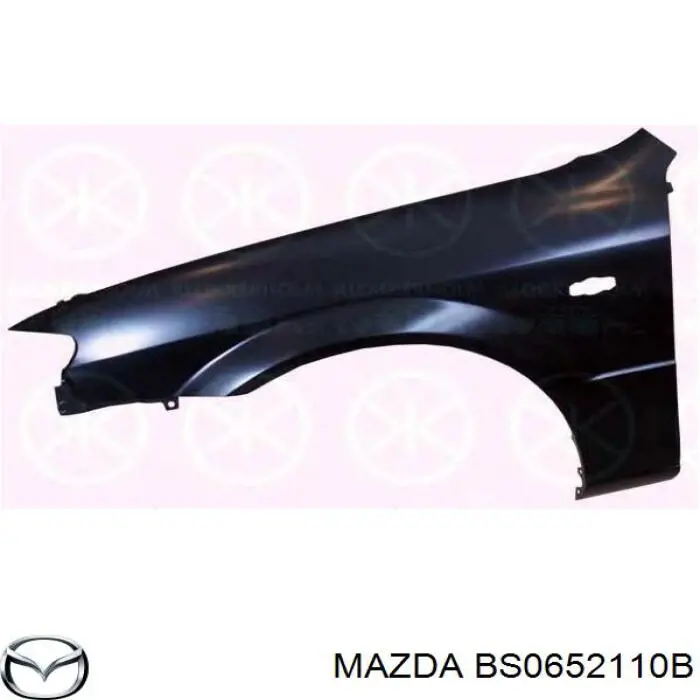 BS0652110A Mazda крыло переднее правое