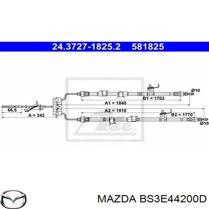  Mazda BS3E44200D