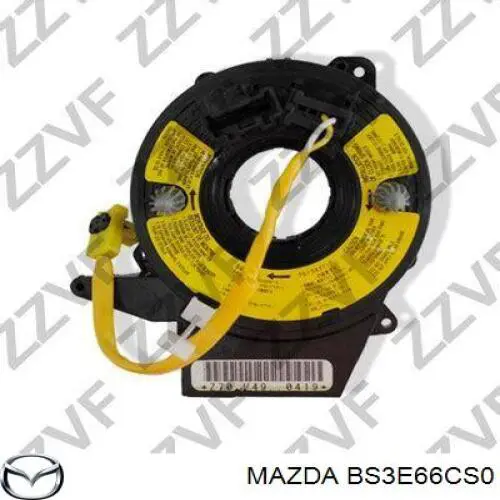 Anel AIRBAG de contato, cabo plano do volante para Mazda 3 (BK12)