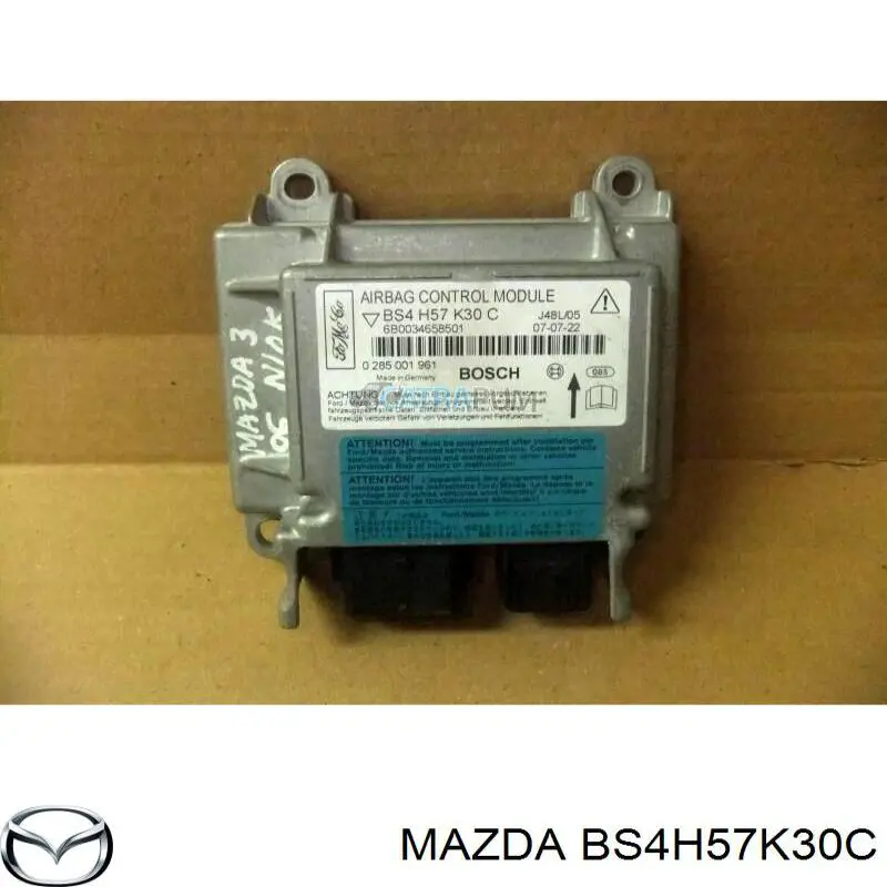 BS4H57K30C Mazda Блок управления airbag
