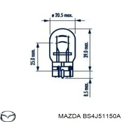 Фонарь задний правый внешний на Mazda 3 BK12