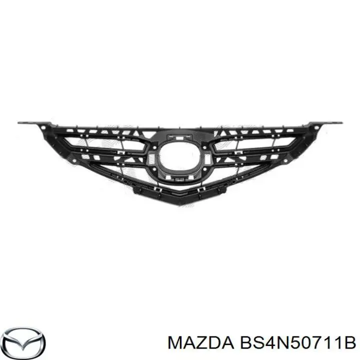 BS4N50711B Mazda Grelha do radiador