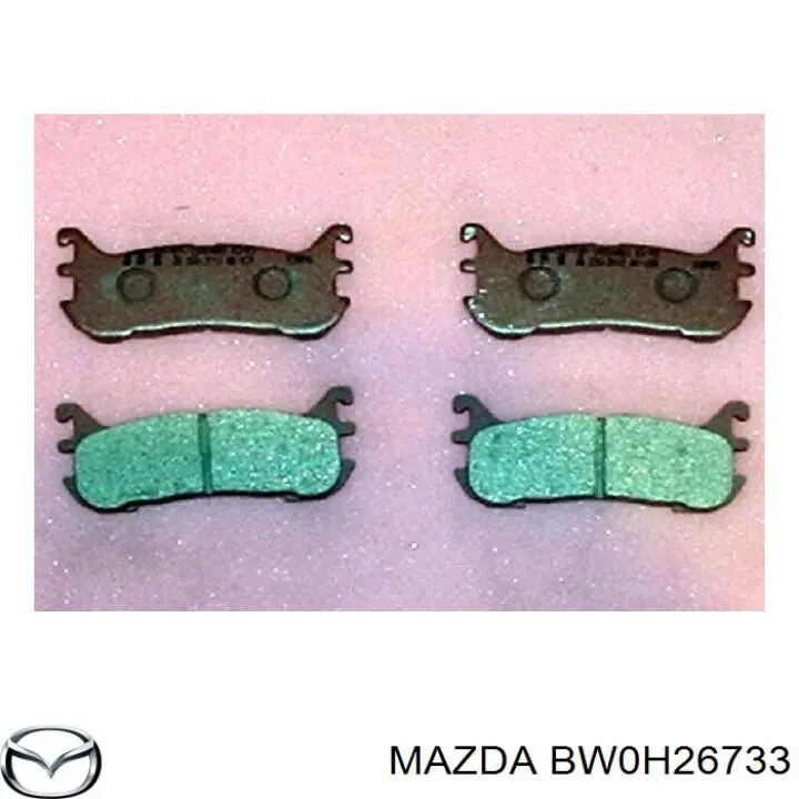 Втулка суппорта тормозного переднего Mazda BW0H26733 цена, от  