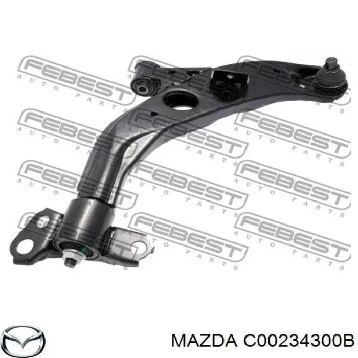 Рычаг передней подвески нижний правый C00234300B Mazda