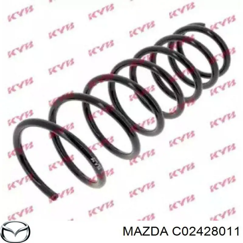 C02428011 Mazda пружина задняя