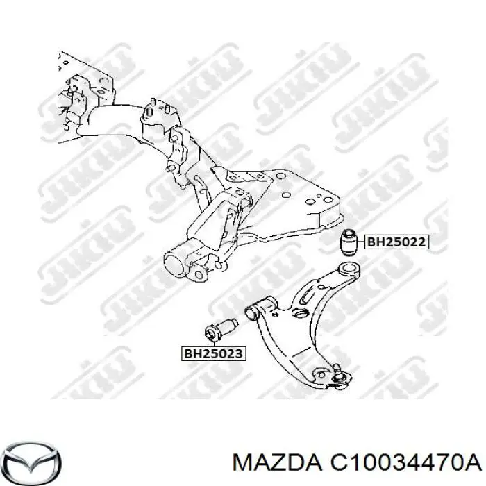Купить C10034470A Mazda Сайлентблок нижний передней подвески