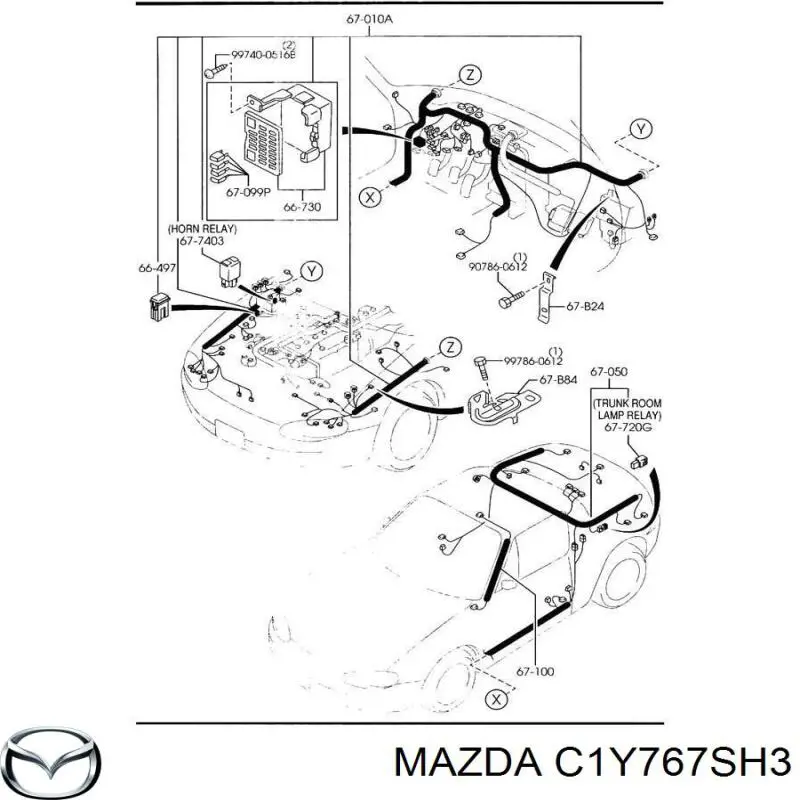  C1Y767SH3 Mazda