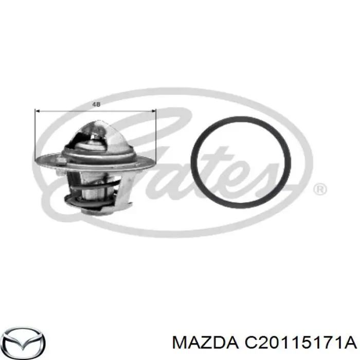 Термостат Мазда 2 DY (Mazda 2)