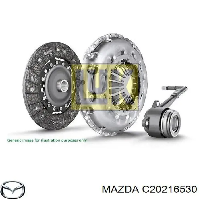 Рабочий цилиндр сцепления в сборе C20216530 Mazda