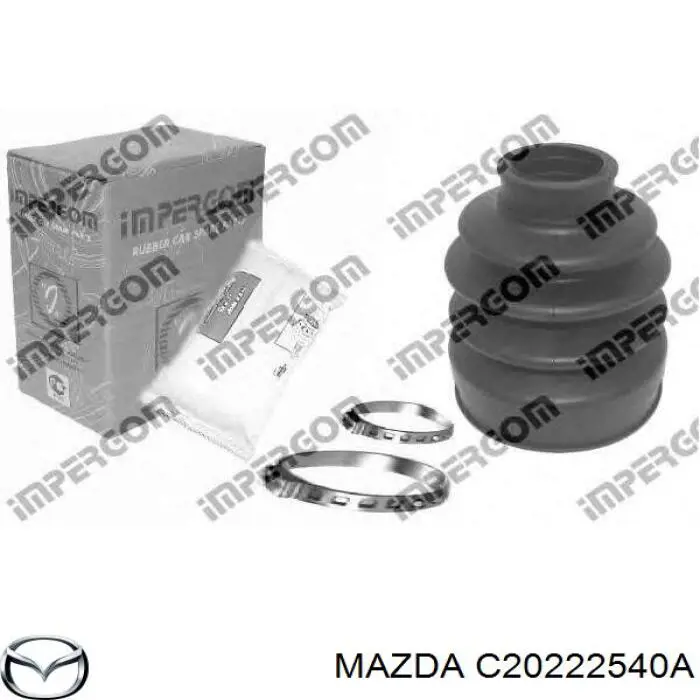 C20222540A Mazda bota de proteção interna de junta homocinética do semieixo dianteiro