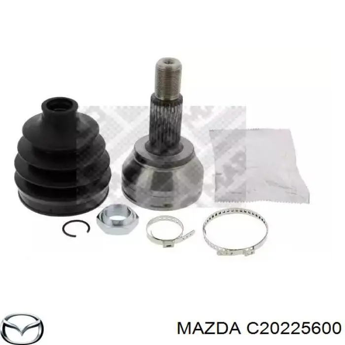 C20225600 Mazda Полуось передняя левая