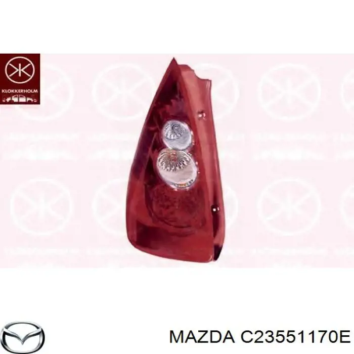 Фонарь задний правый Mazda C23551170E
