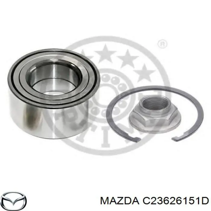 Комплект подшипника ступицы колеса Mazda C23626151D цена, от 45.80 USD