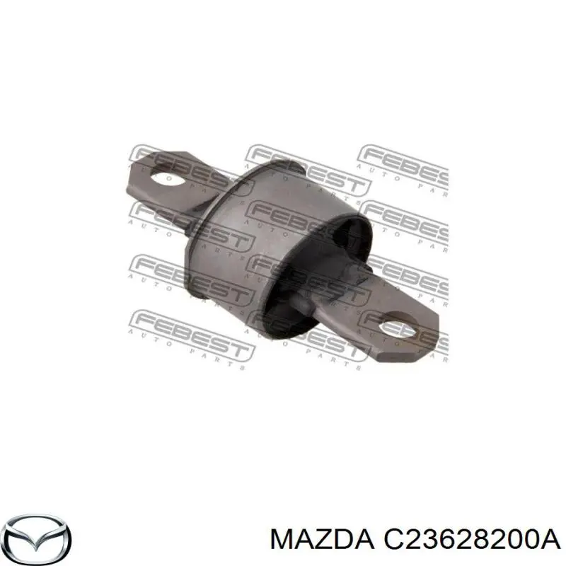 Braço oscilante (tração) longitudinal inferior direito de suspensão traseira para Mazda 5 (CR)