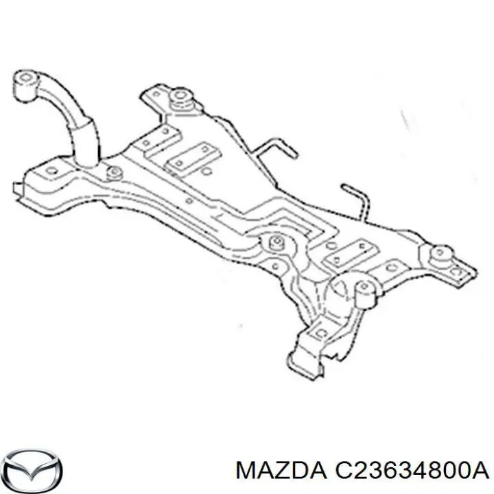  Подрамник передний Mazda 5 