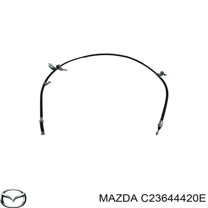C23644420E Mazda трос ручного тормоза задний левый