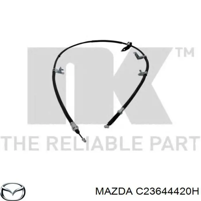 Купить C23644420H Mazda Трос стояночного тормоза задний левый