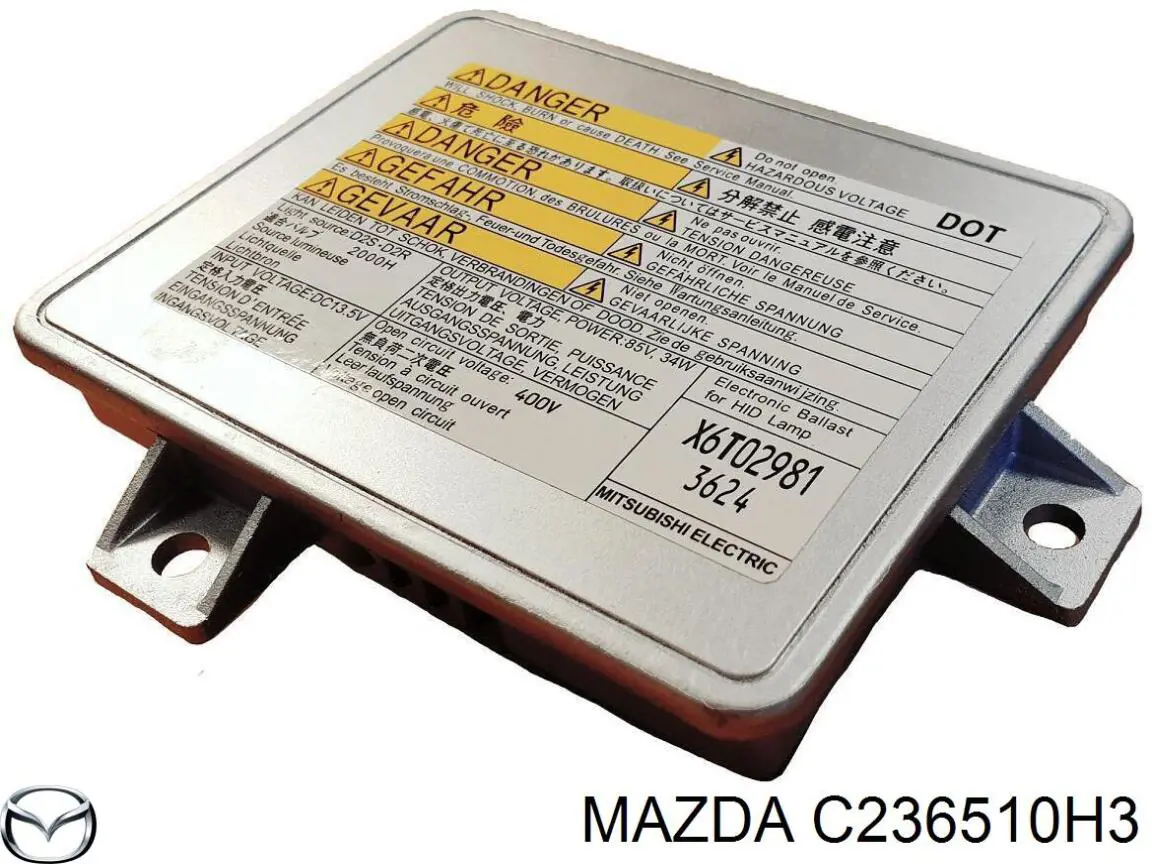 Блок розжига (ксенон) Mazda C236510H3 цена, от 44.03 USD