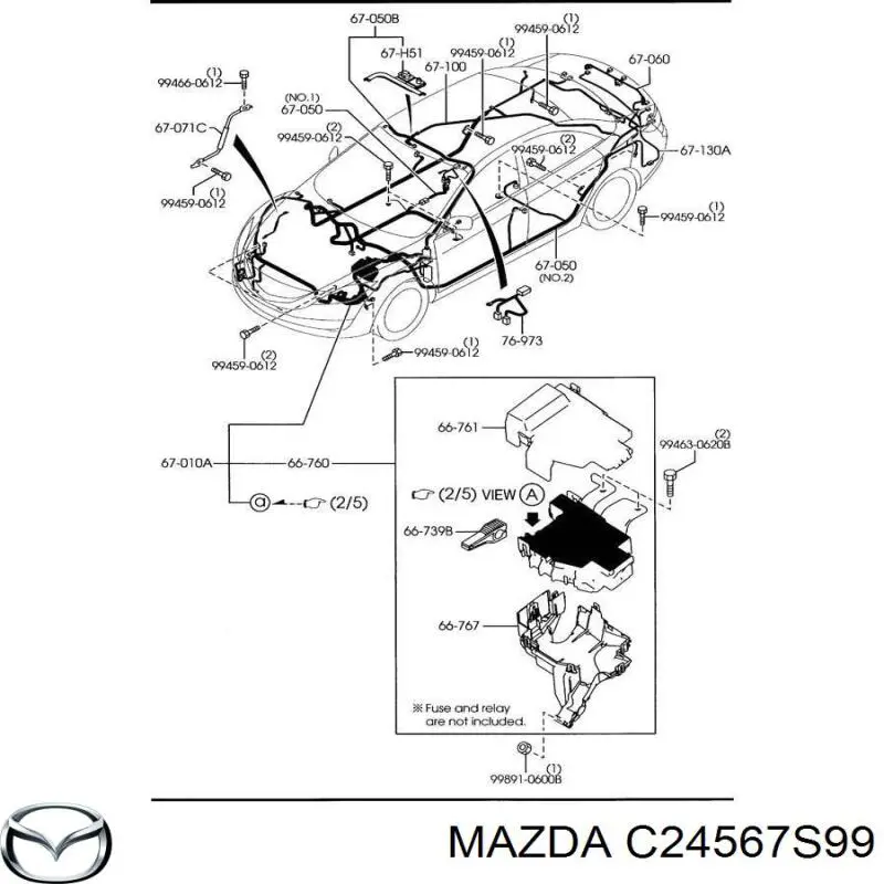 Купить C24567S99 Mazda 