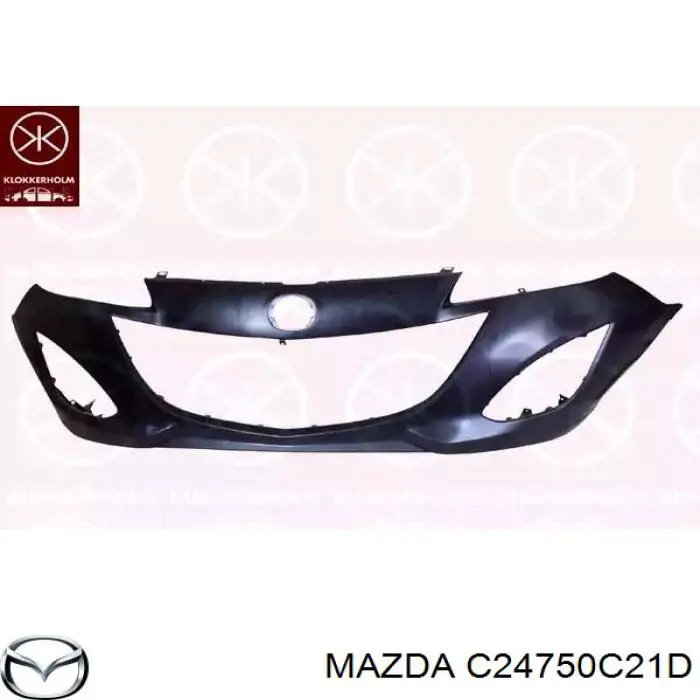 Заглушка (решетка) противотуманных фар бампера переднего левая на Mazda 5 CR