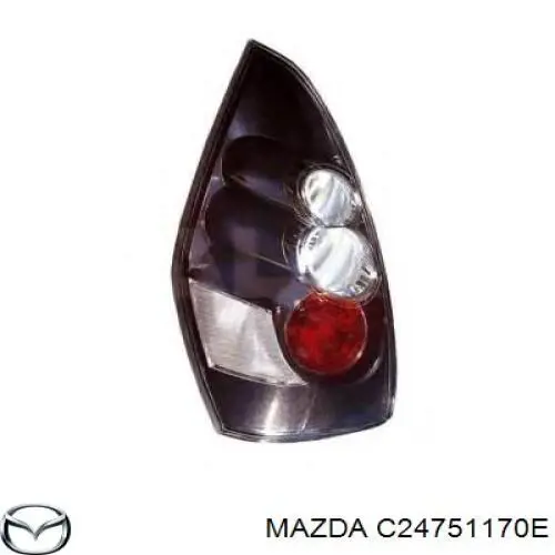 Фонарь задний правый на Mazda 5 CR