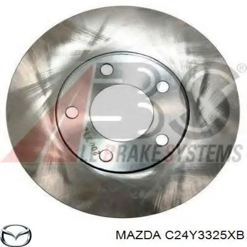 C24Y3325XB Mazda диск тормозной передний
