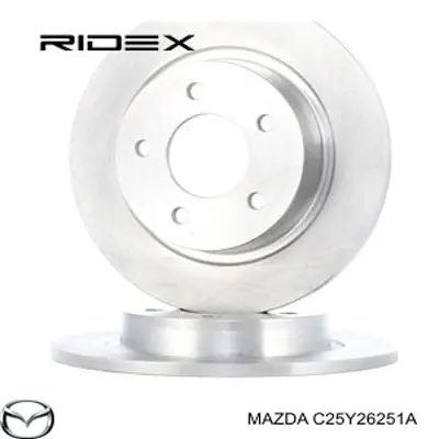 C25Y26251A Mazda диск тормозной задний