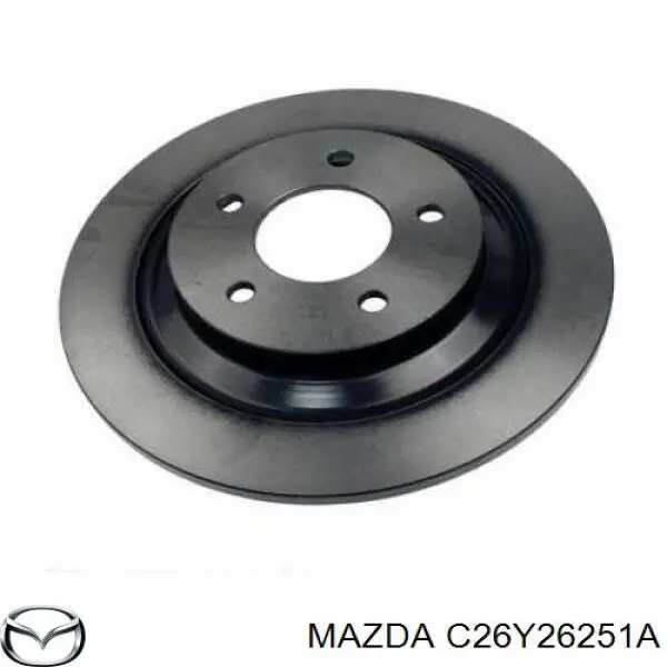 Купить C26Y26251A Mazda Диск тормозной задний