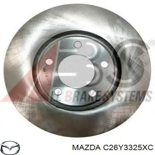 C26Y3325XC Mazda диск тормозной передний