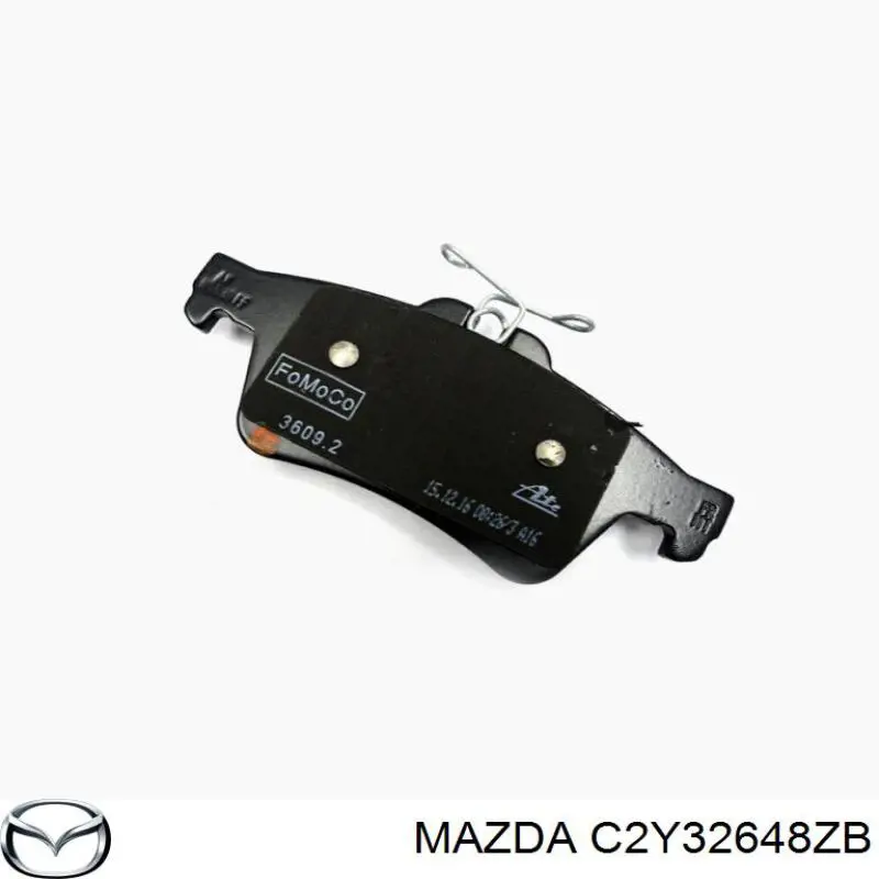 Задние тормозные колодки C2Y32648ZB Mazda