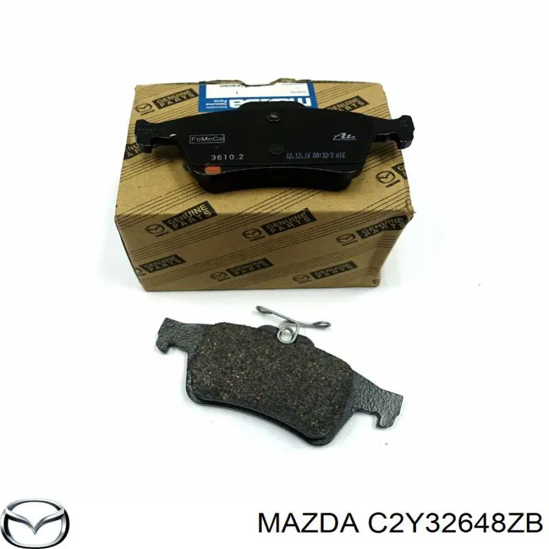 Задние тормозные колодки C2Y32648ZB Mazda