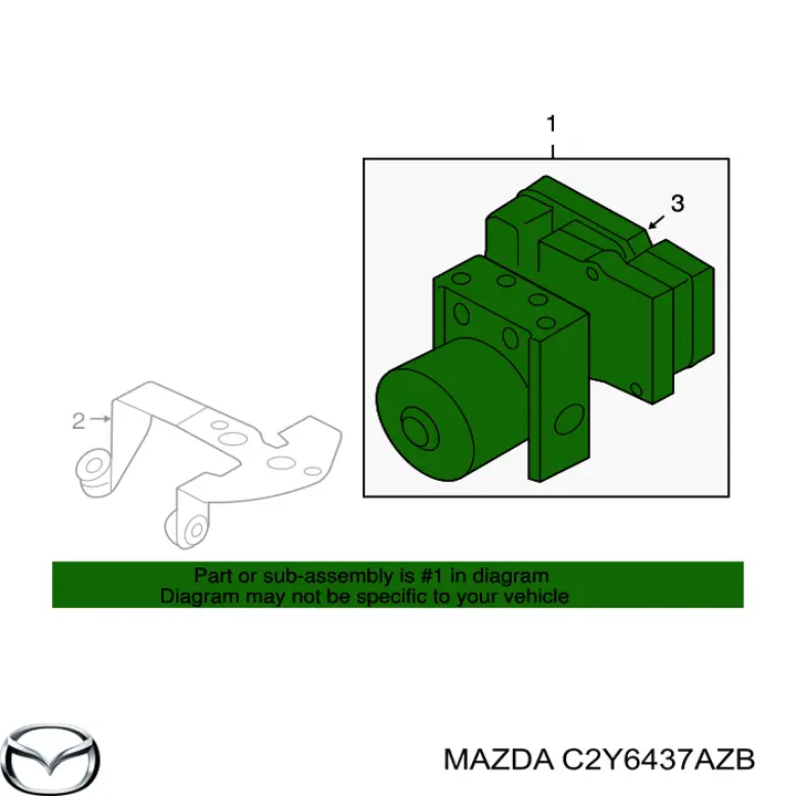  C2Y6437AZB Mazda
