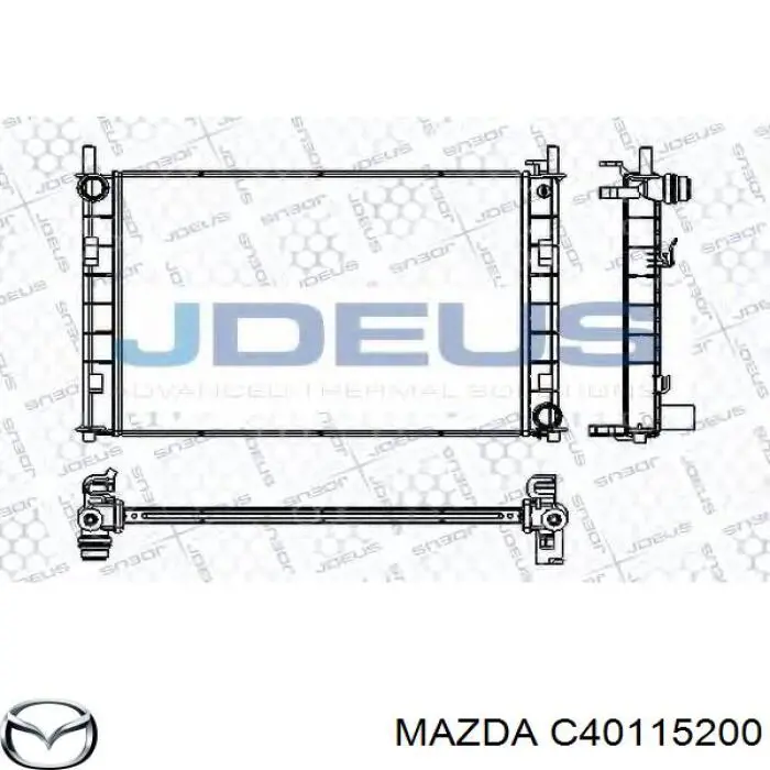 Купить C40115200 Mazda Радиатор водяной