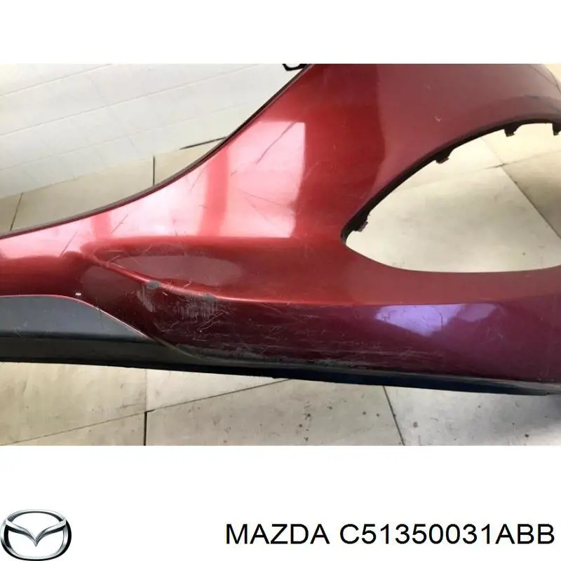 Передний бампер на Mazda 5  CW
