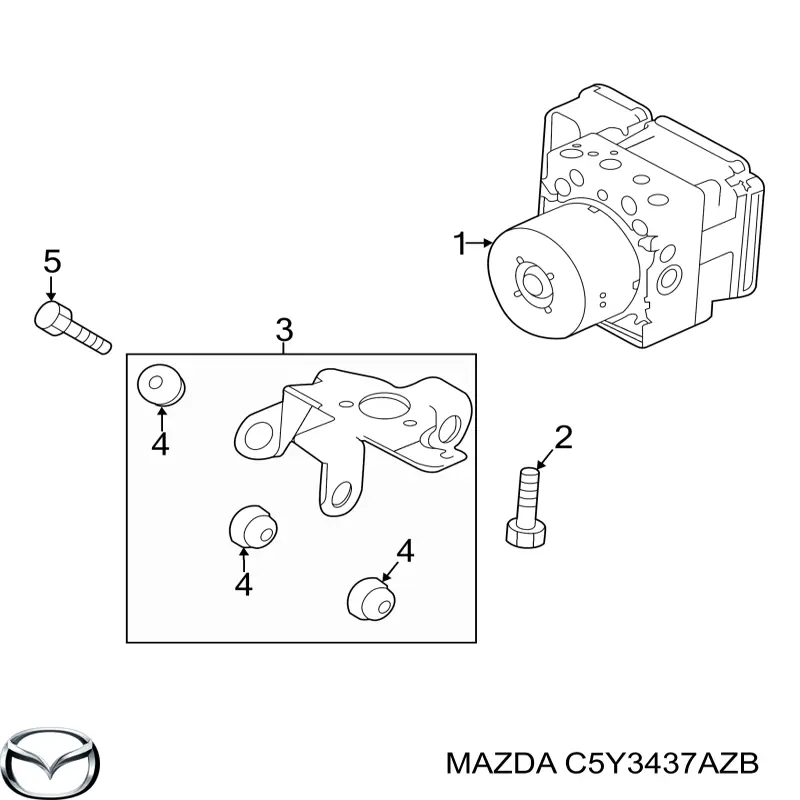  C5Y3437AZB Mazda