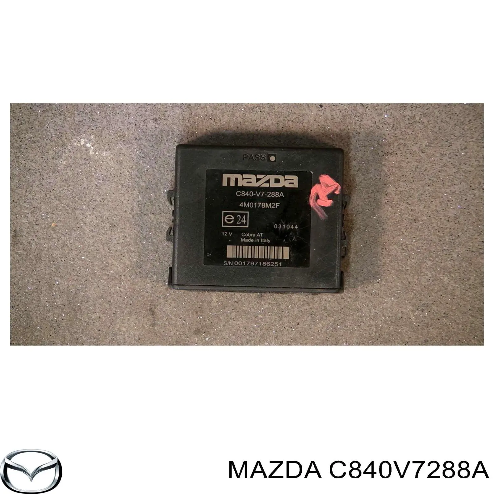  C840V7288A Mazda