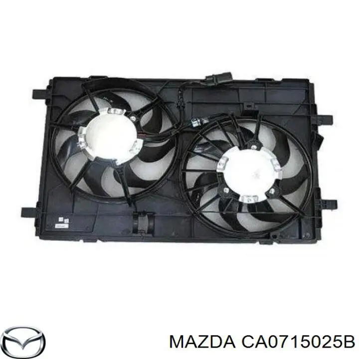 Электровентилятор охлаждения CA0715025A Mazda