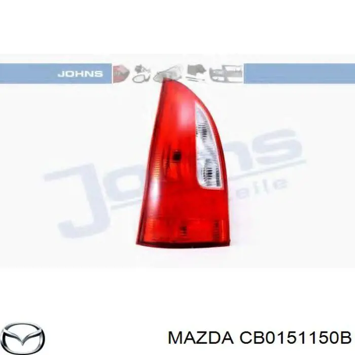 Фонарь задний правый Mazda CB0151150B цена, от 30.93 USD