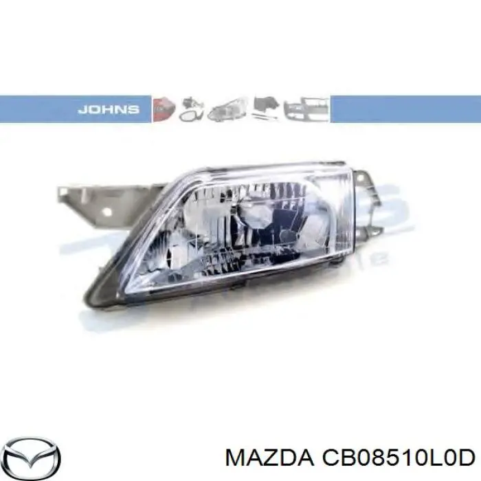 CB08510L0D Mazda luz esquerda