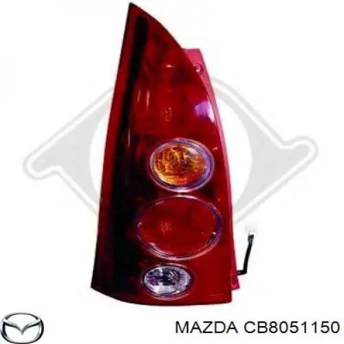 CB8051150 Mazda фонарь задний правый внешний