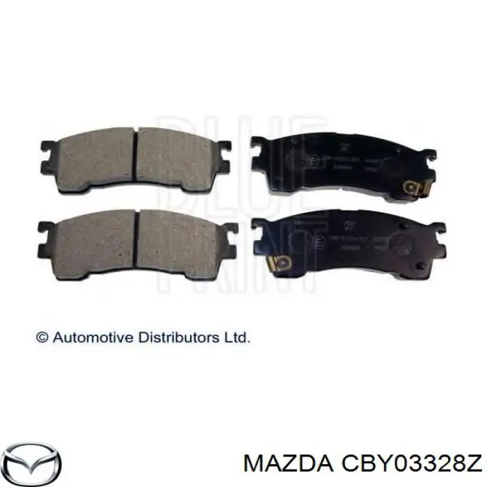 Передние тормозные колодки CBY03328Z Mazda