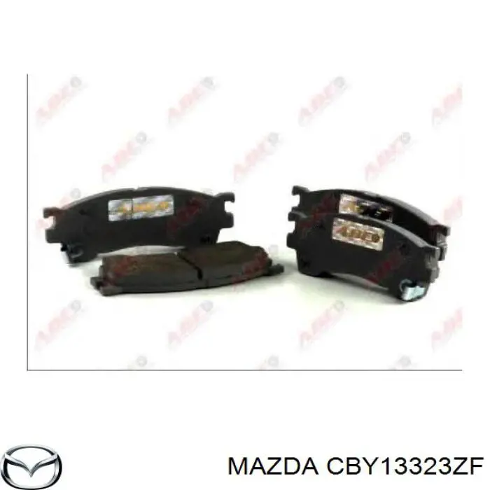 Передние тормозные колодки CBY13323ZF Mazda